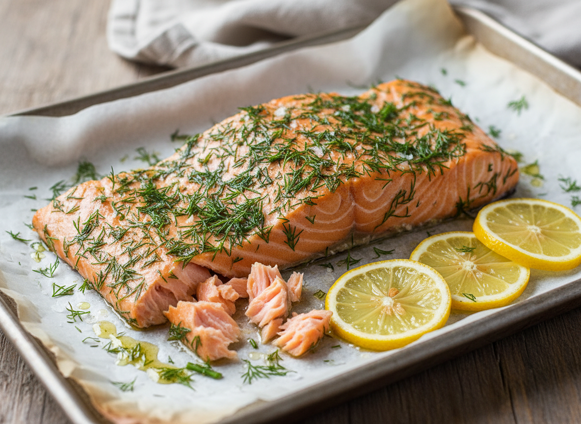 Baked Salmon with Dill
