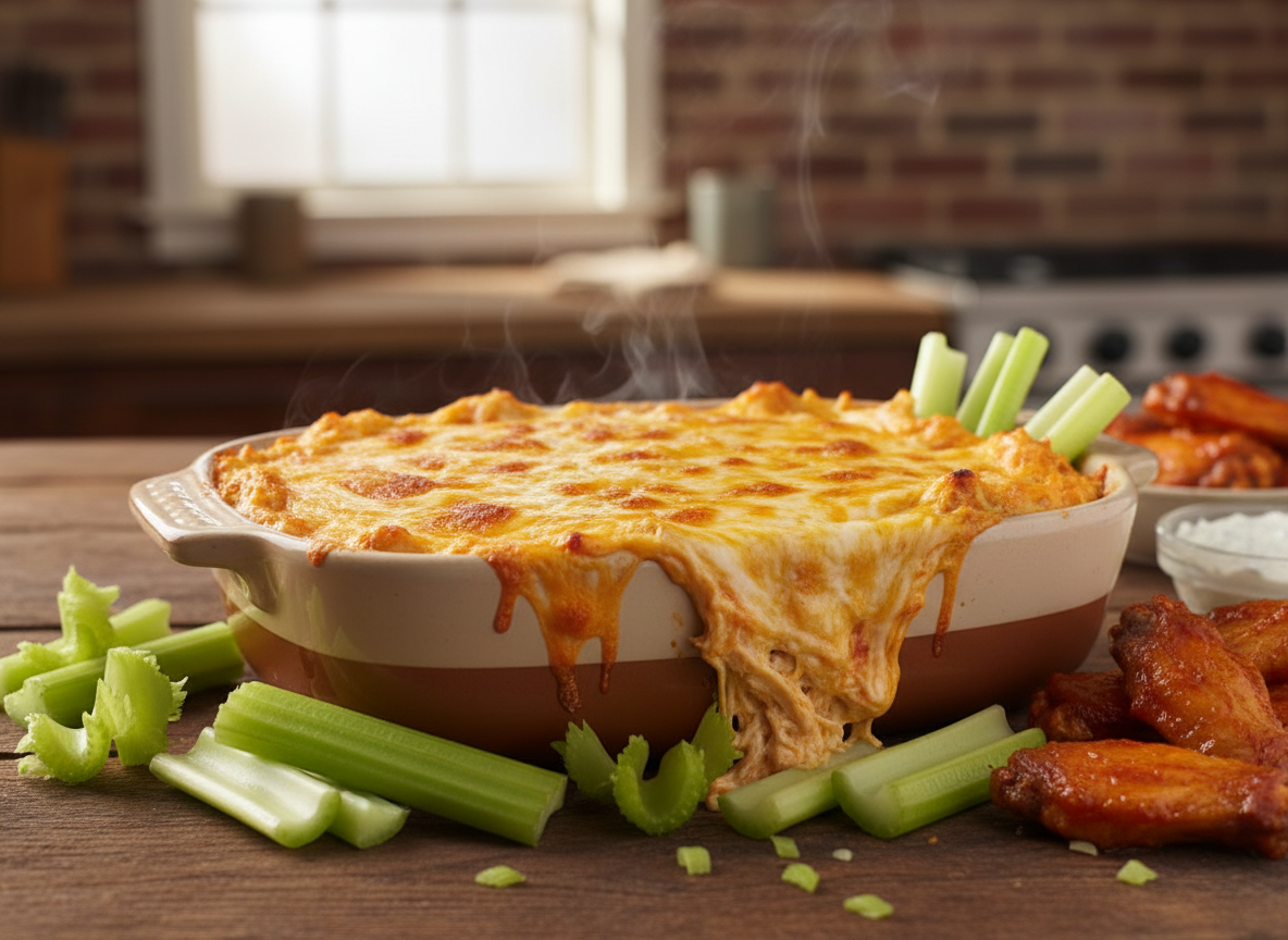Hot Buffalo Chicken Dip