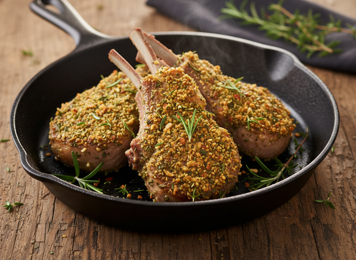 Herb-Crusted Lamb Chops